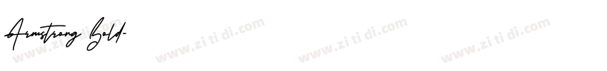 Armstrong Bold字体转换